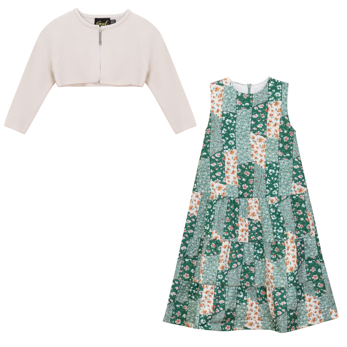 Floral Patchwork 2Pc Set