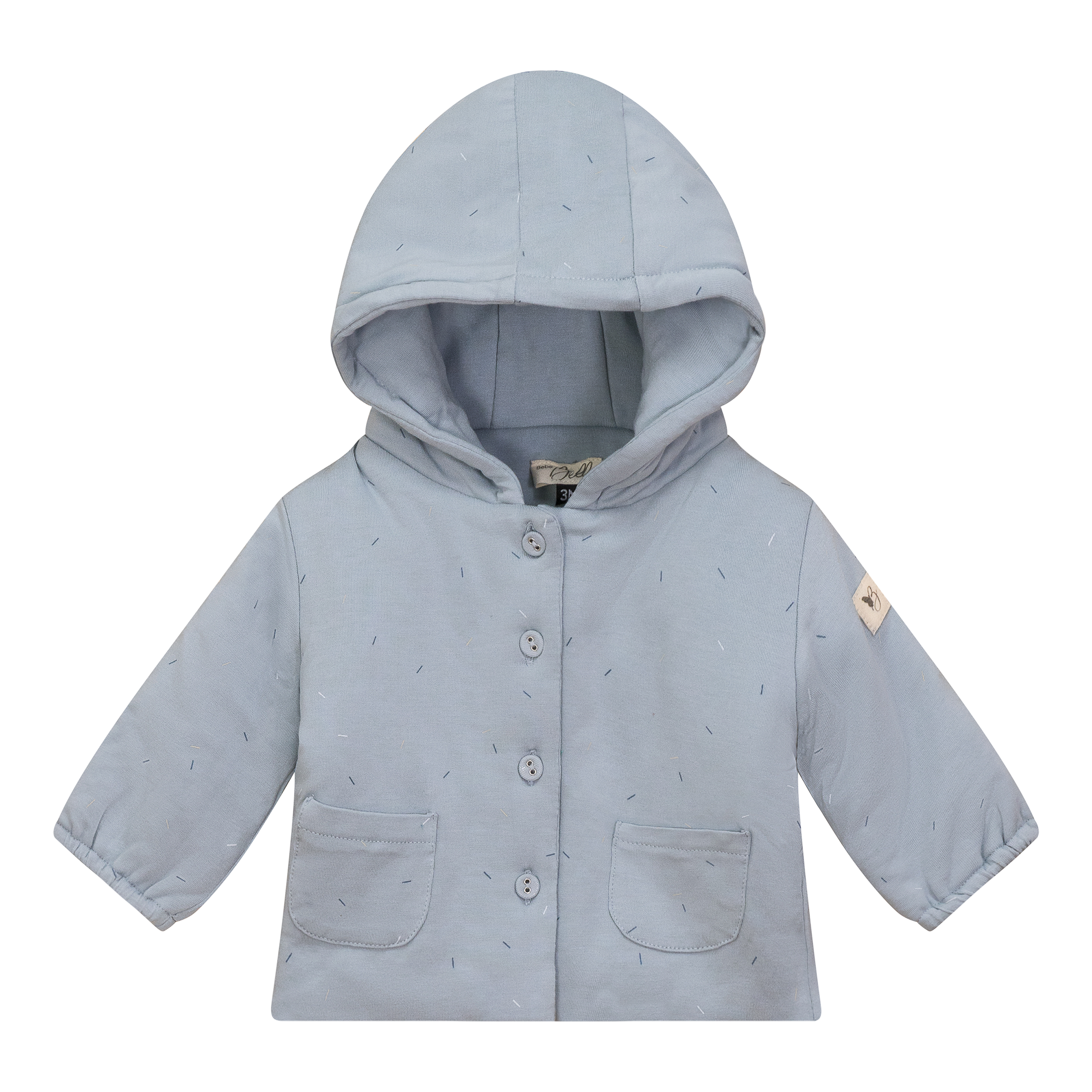 Sprinkle Print Puffy Jacket