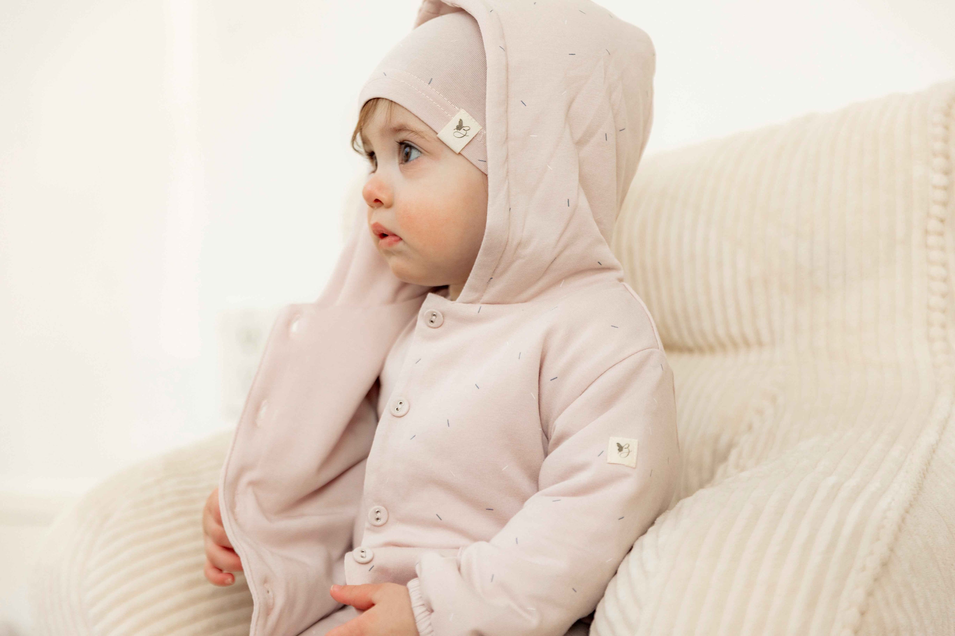 Sprinkle Print Puffy Jacket