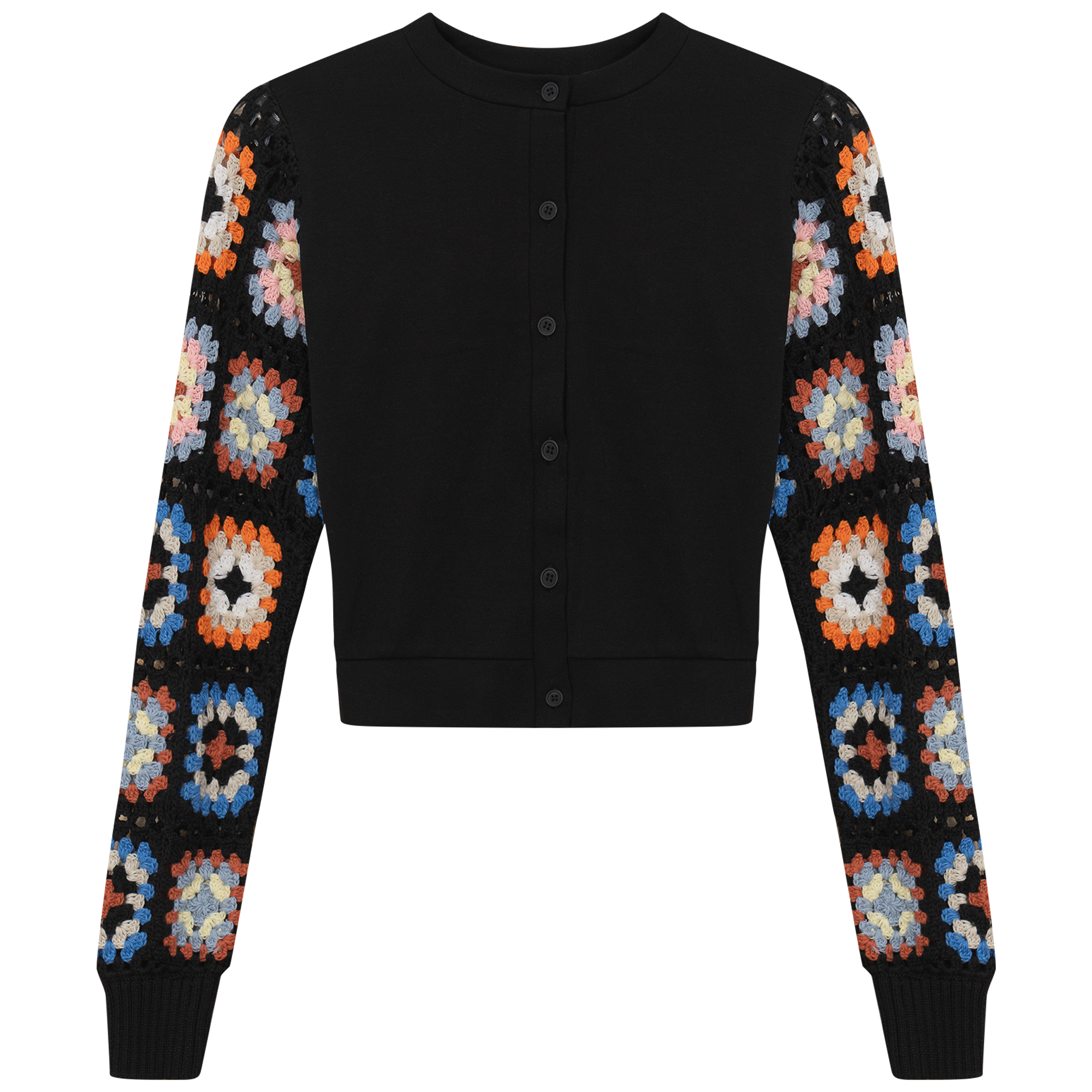 Knit Crochet Cardigan