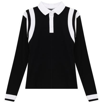 Contrast Stripe Polo