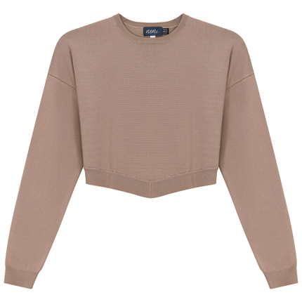 Knit Cropped Sweater