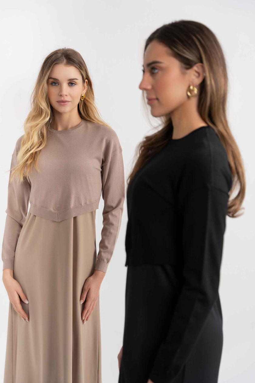 Knit Cropped Sweater