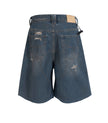 DESTROYED BIKER SHORTS