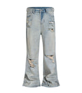 STONE DESTRUCTION FLARE DENIM