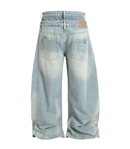 STONE DOUBLE DENIM