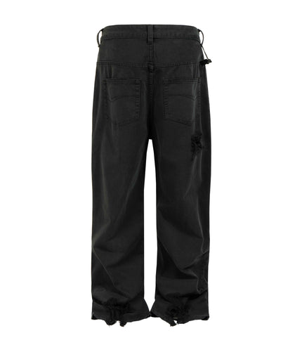 NOIR DESTROYED WORK PANTS