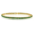 Karla Tennis Bracelet - Emerald