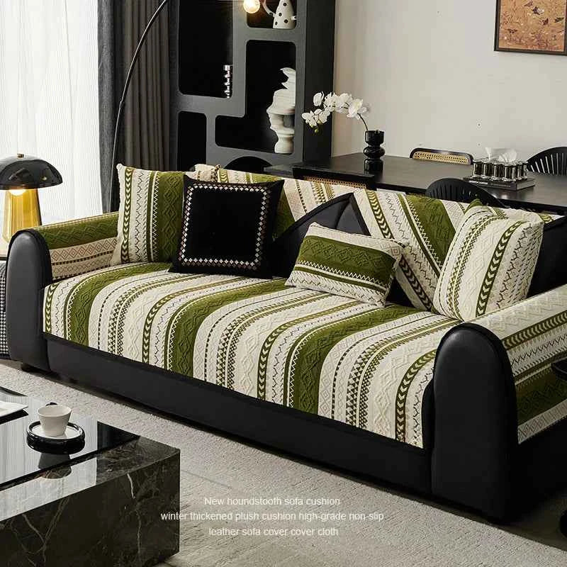 Topspet Black Couch Cover – Durable, Non-Slip Furniture Protector for Pets, Dogs & Cats