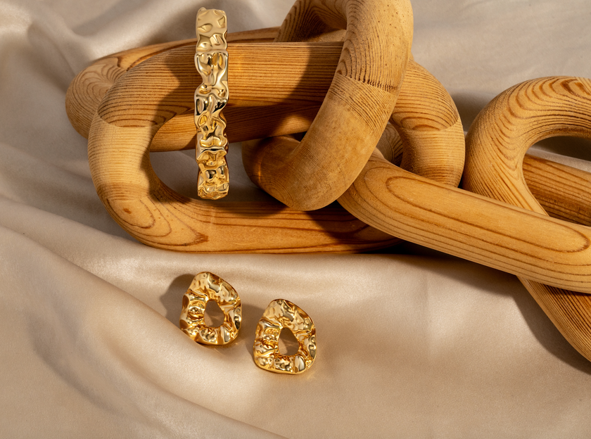 Nathalia Gold Earrings