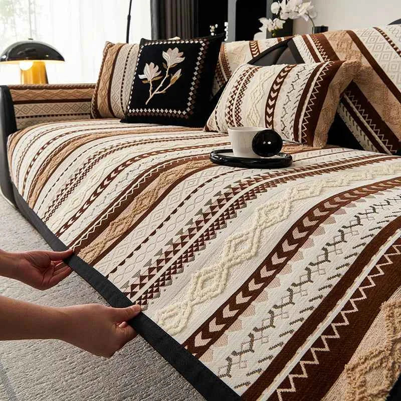 Topspet Black Couch Cover – Durable, Non-Slip Furniture Protector for Pets, Dogs & Cats