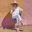 East Beach Slide Platform - Faded Denim