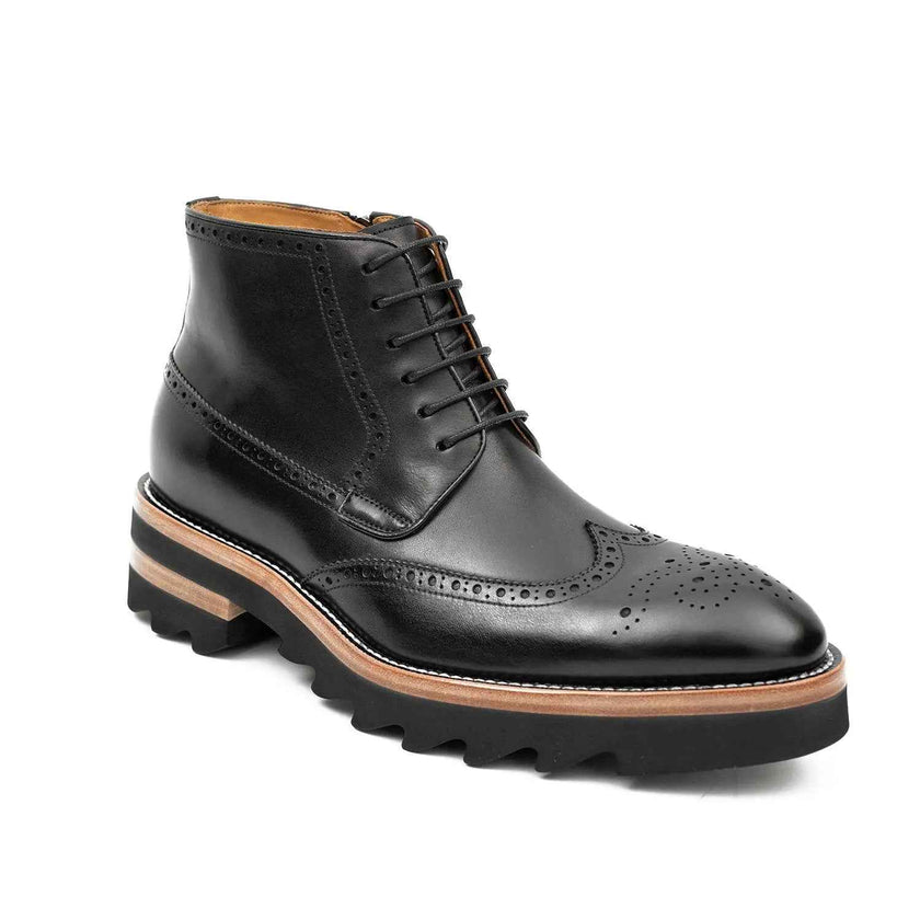 Side - Zipper Martin Boots Black