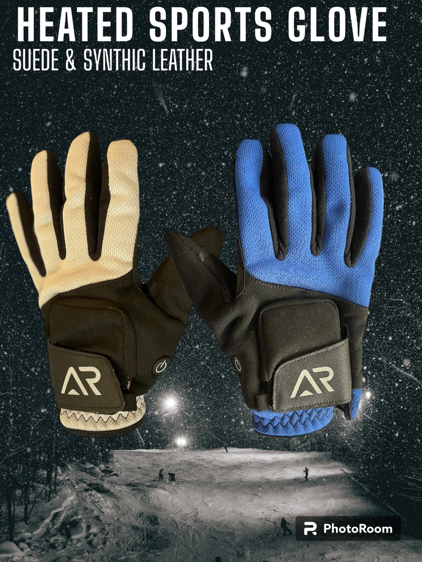 Black & Gray GEN2 Heated Sports Glove