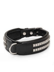 Leather Collar with Designer Studs
