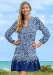 Seaside Floral Relaxed Dress