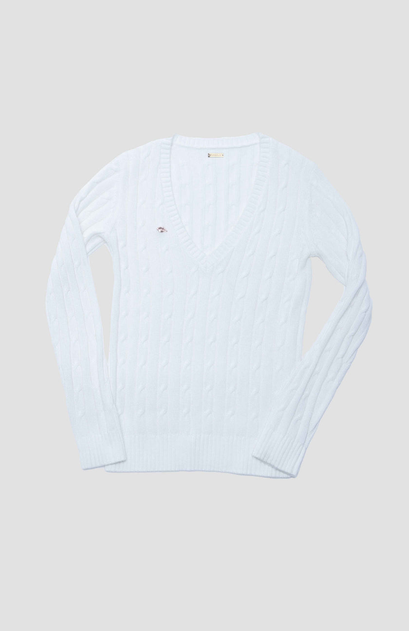 Foreplay Women’s Golf Sweater - Luxe Cashmere