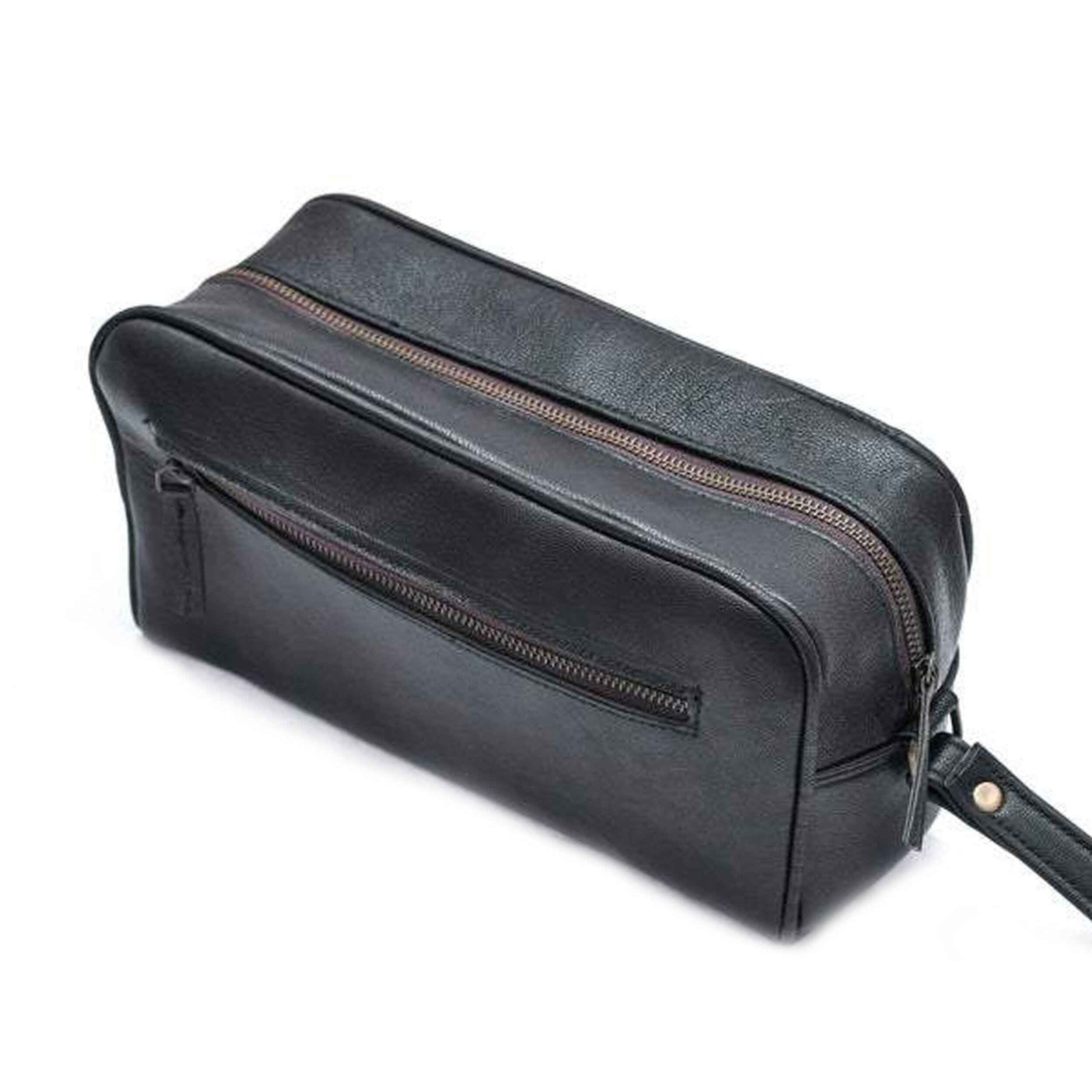 The Single Section Toiletry- Black