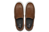CALTO - T1023 - 2.6 Inches Taller (Coffee Brown) - Lightweight Nappa Leather Loafer