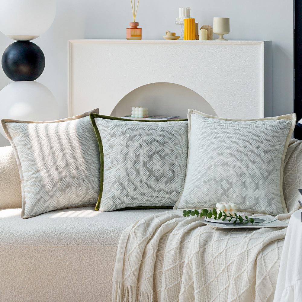 Tranquil Touches: Pack of 1 Throw Pillow with 450g Insert size of 18