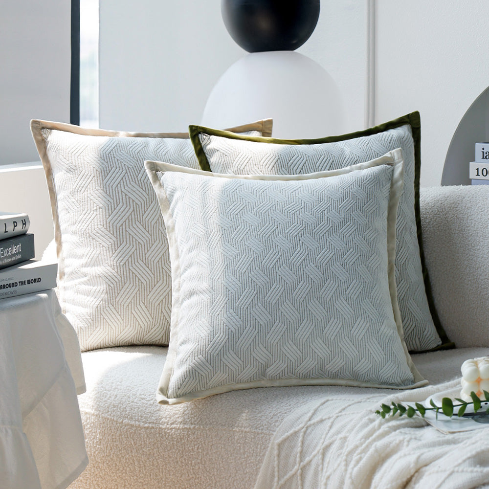 Tranquil Touches: Pack of 1 Throw Pillow with 450g Insert size of 18