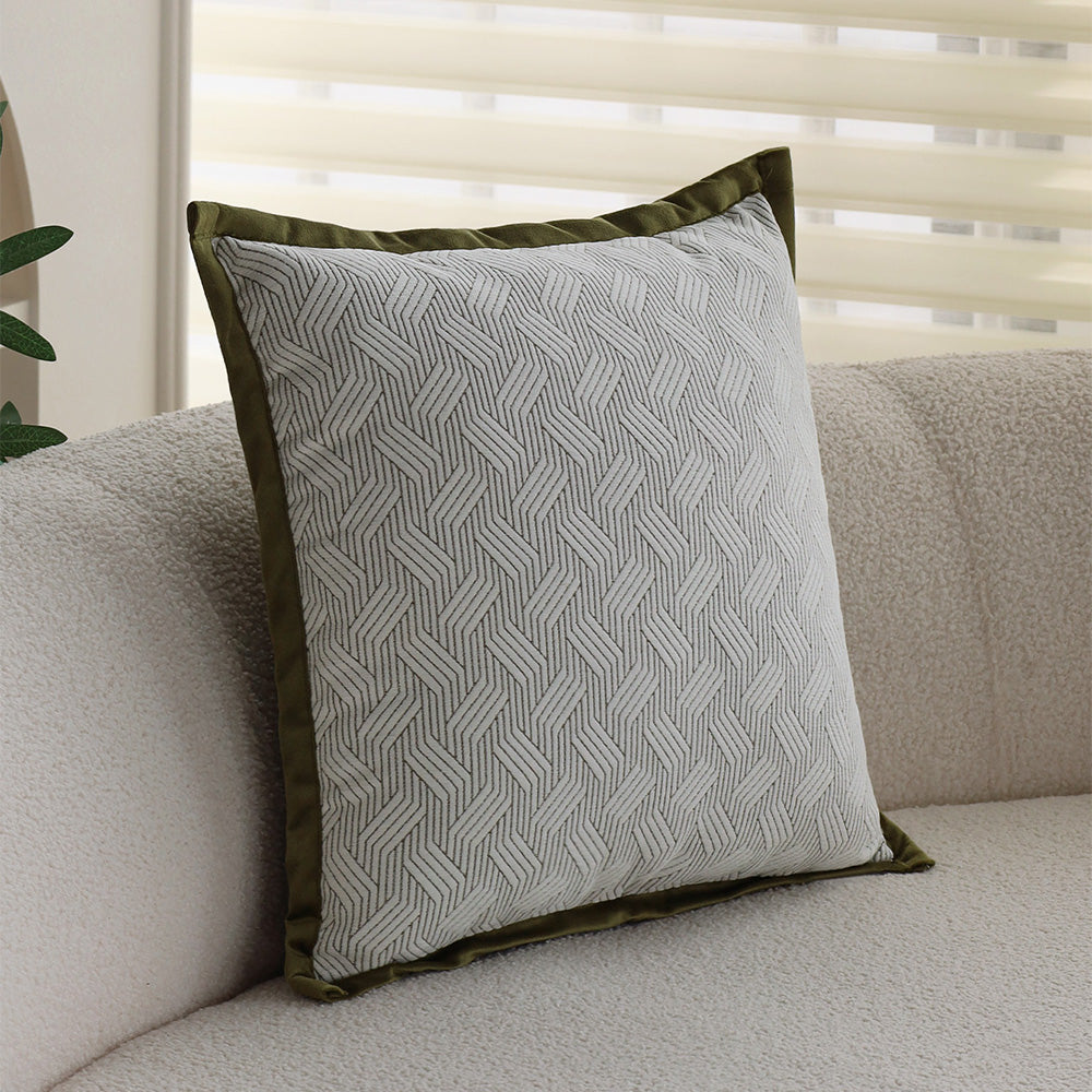 Tranquil Touches: Pack of 1 Throw Pillow with 450g Insert size of 18