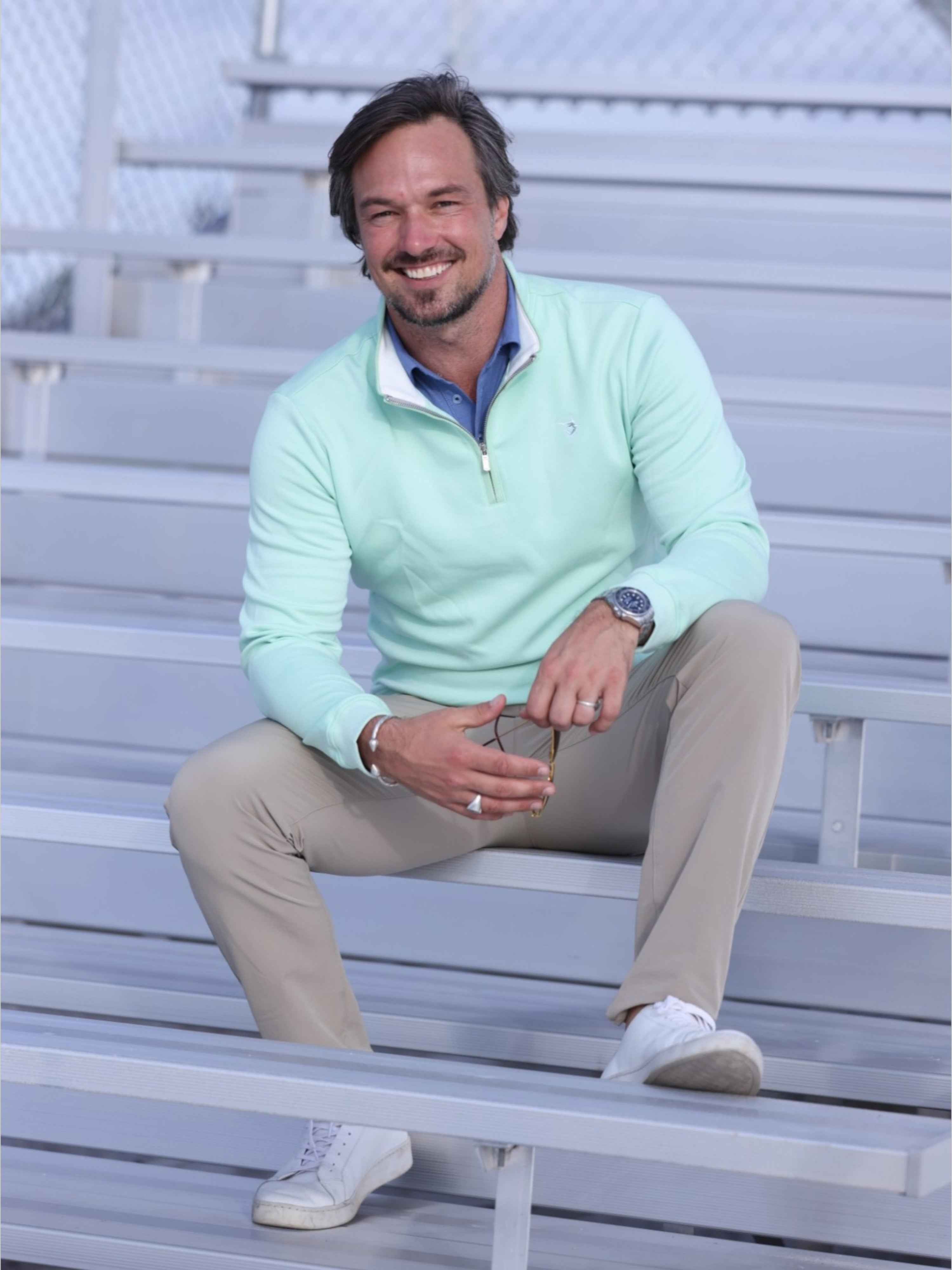 Turnberry Quarter Zip Smooth Knit