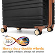 Brickell 3 Piece Expandable Retro Luggage Set