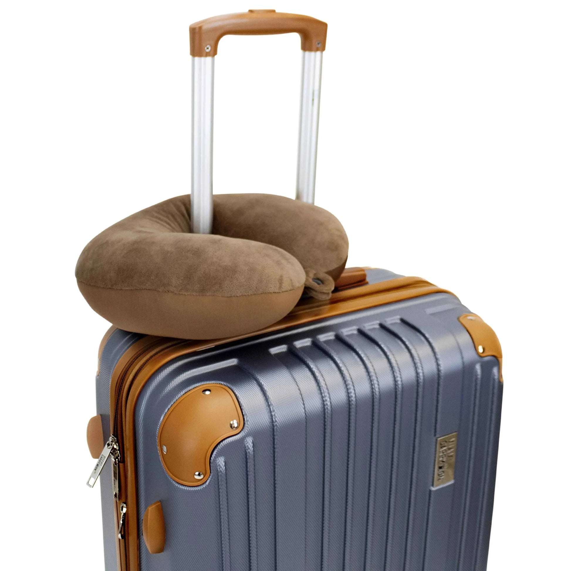 Plush Microbeads Travel Neck Pillow