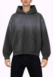GREY DISTRESSED HOODIE