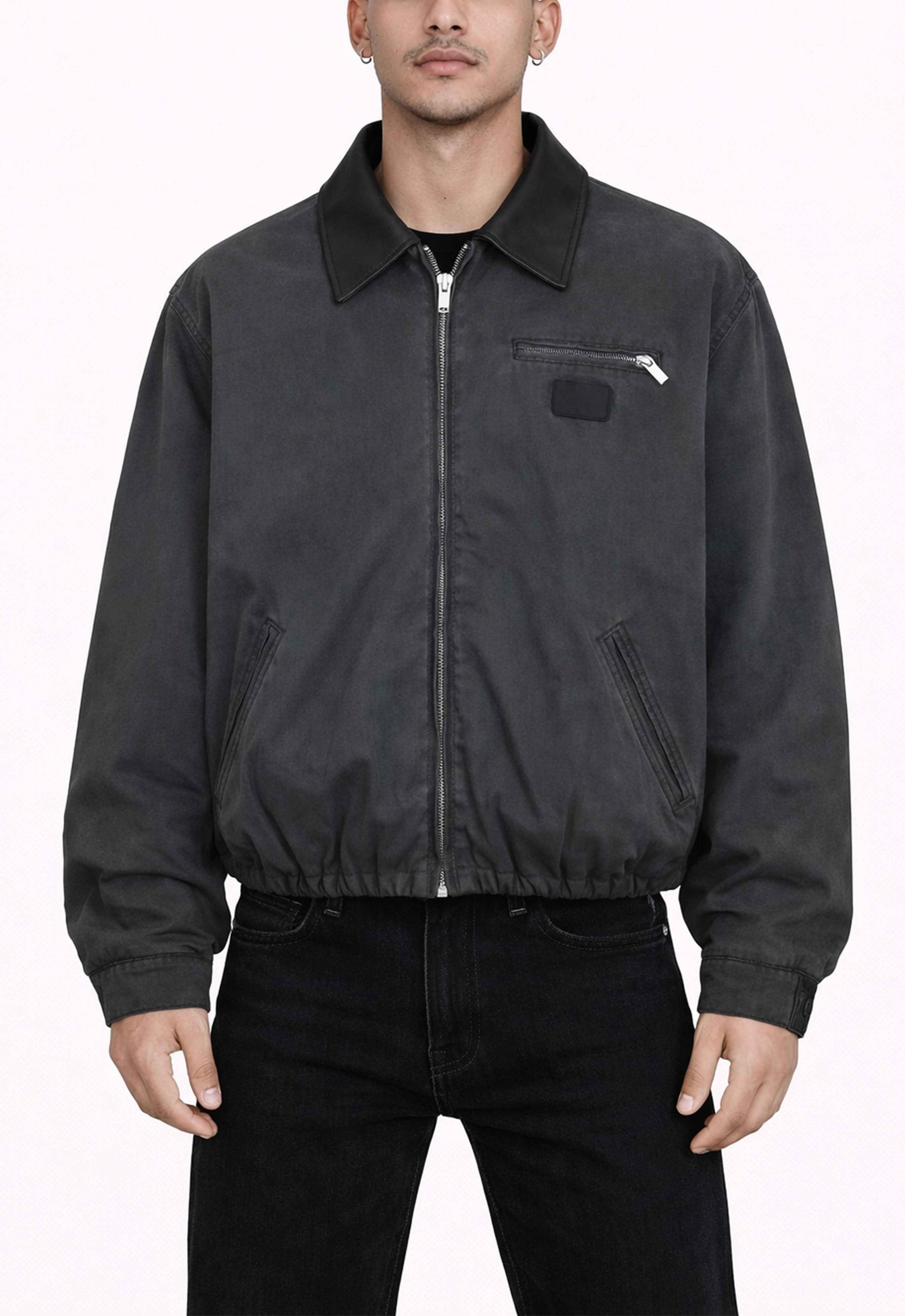 BLACK VINTAGE HUNTERS JACKET