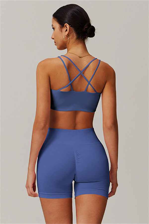 The Nova Pulse Sports Bra Shorts 2-Piece Set