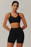 The Nova Pulse Sports Bra Shorts 2-Piece Set