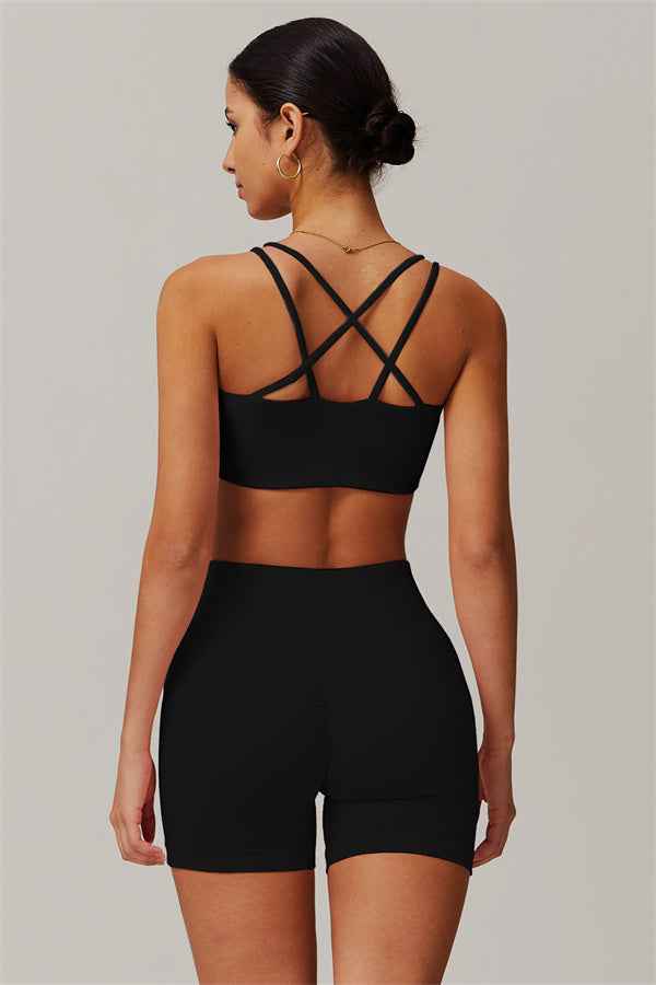 The Nova Pulse Sports Bra Shorts 2-Piece Set