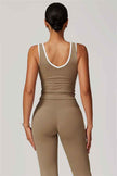 The Stamina Tank Top Flared Leggings 2-Piece Set