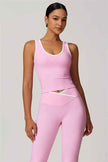 The Stamina Tank Top Flared Leggings 2-Piece Set
