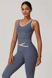 The Stamina Tank Top Flared Leggings 2-Piece Set
