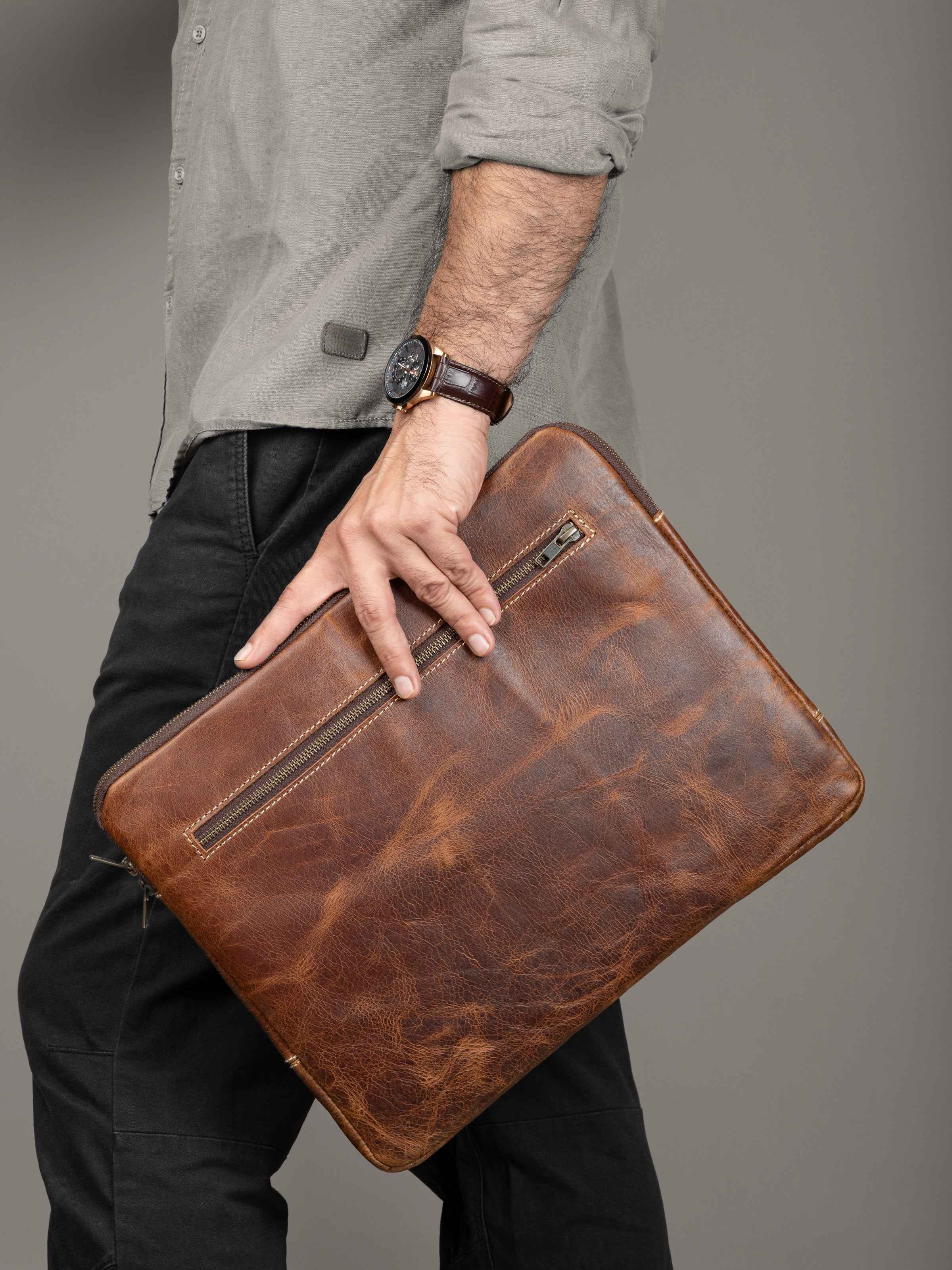 Tan Laptop Sleeve