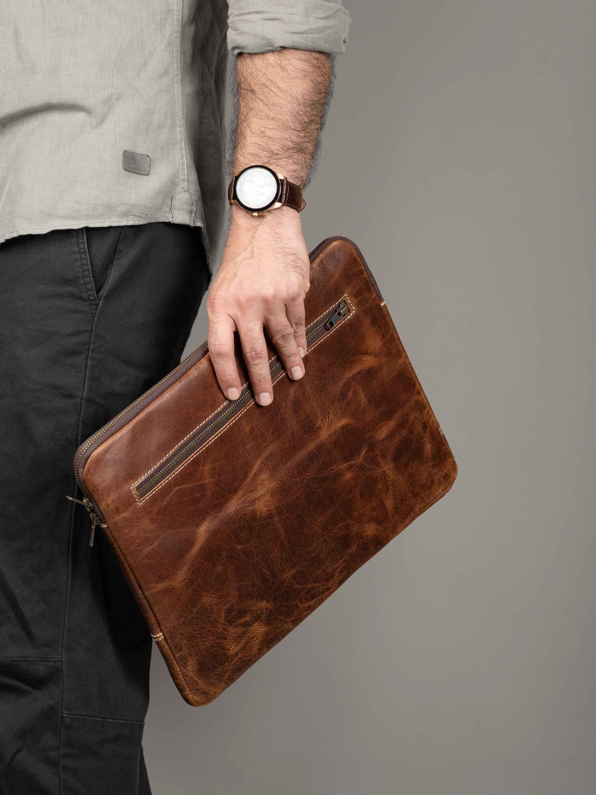 Tan Laptop Sleeve