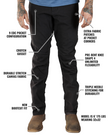 Trailblazer Boot Cut Pants - Black