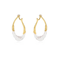 Lyric Two-Tone Earring