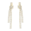 CZ Knot Statement Earring
