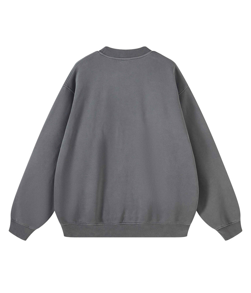 GREY VINTAGE CREWNECK