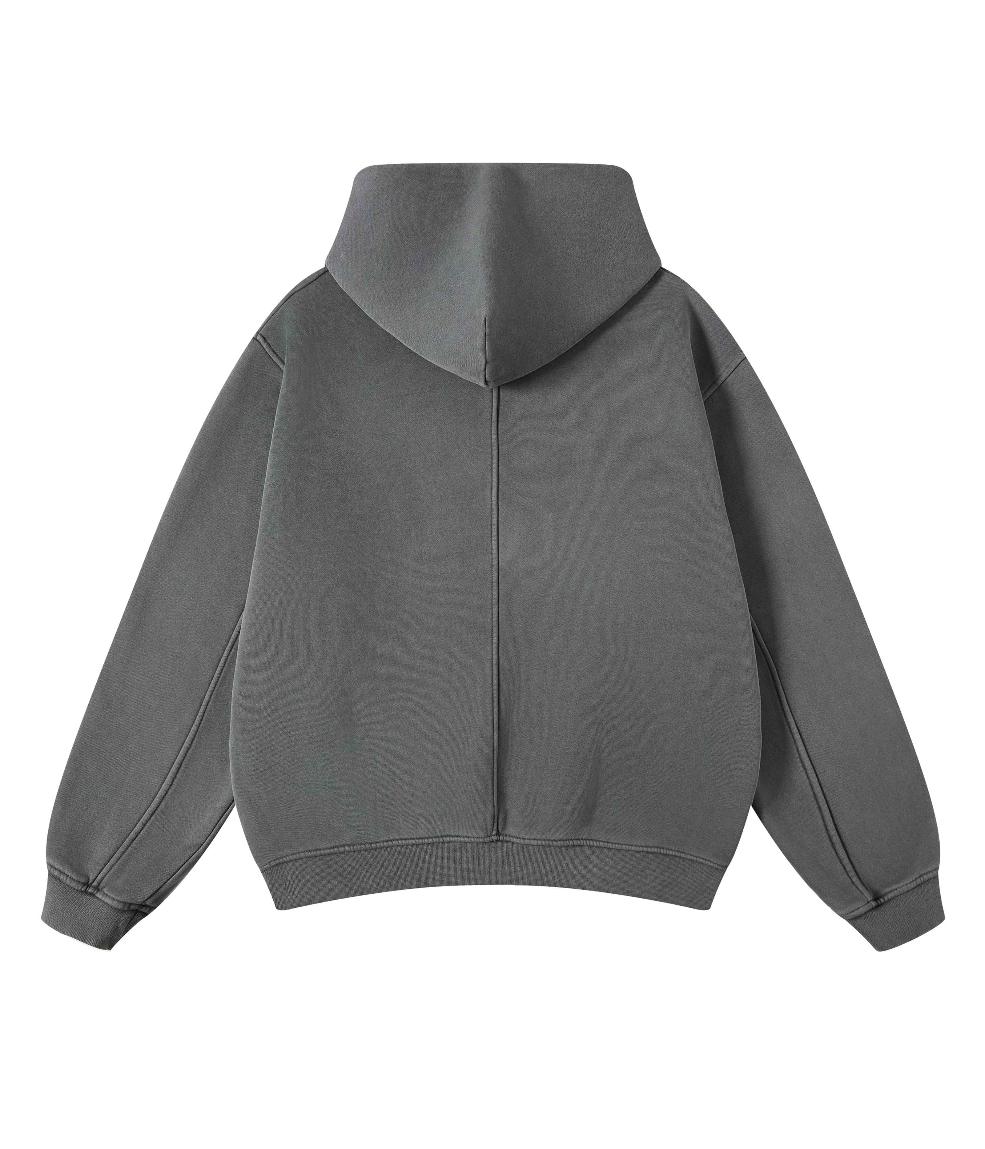 GREY VINTAGE HOODIE