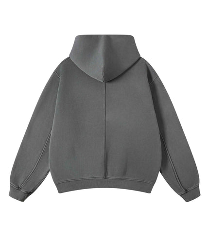 GREY VINTAGE HOODIE