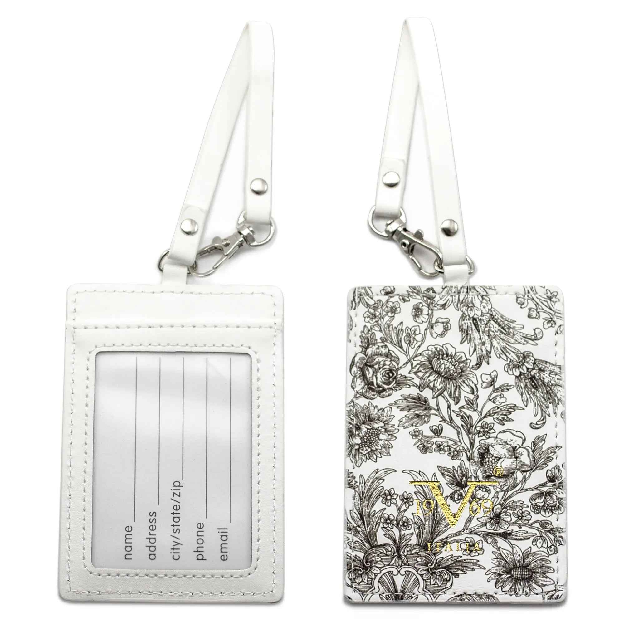 Runway Vegan Leather Luggage Tags Set