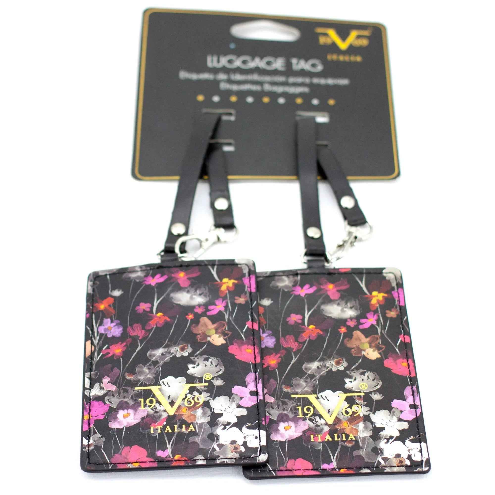 Runway Vegan Leather Luggage Tags Set