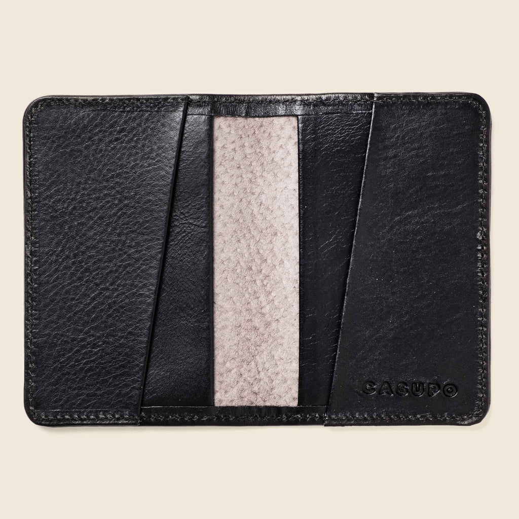 Compact Bifold with RFID protection - Black