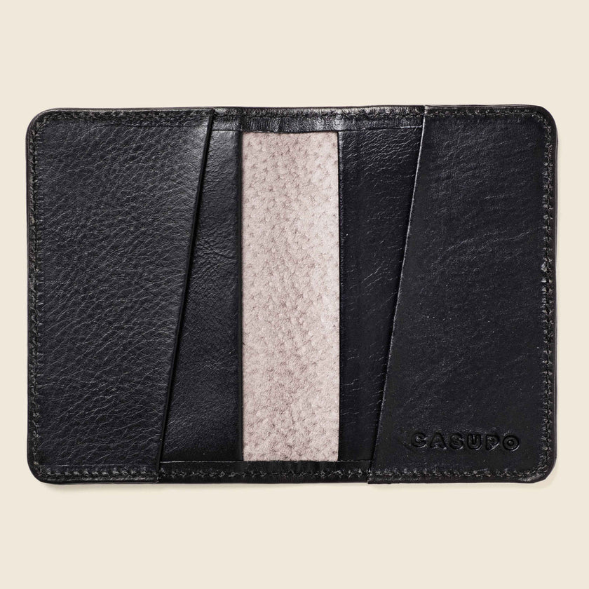 Compact Bifold with RFID protection - Black