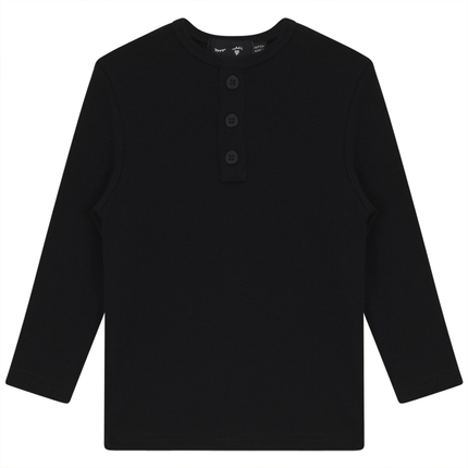 Rib Basic Henley Top